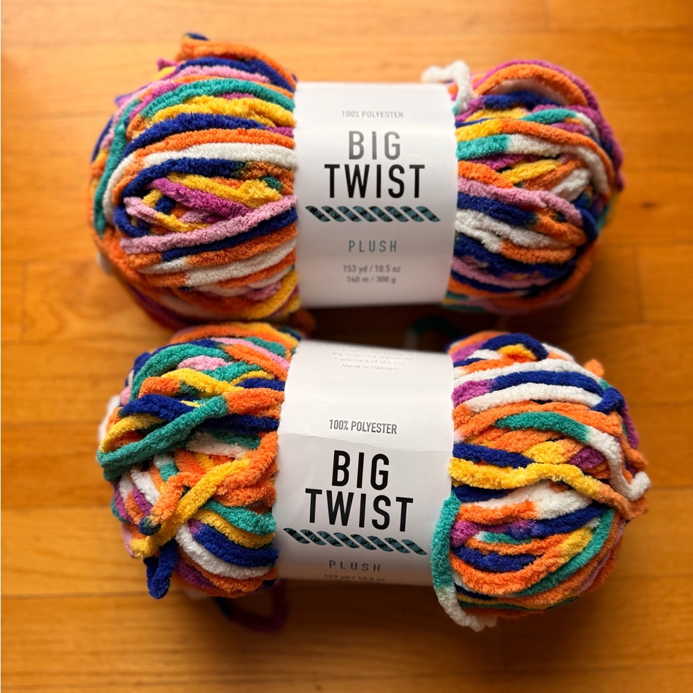 Big Twist Plush Yarn in Tutti Frutti